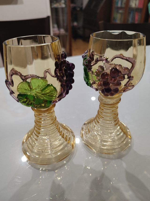 Copas decorativas de cristal