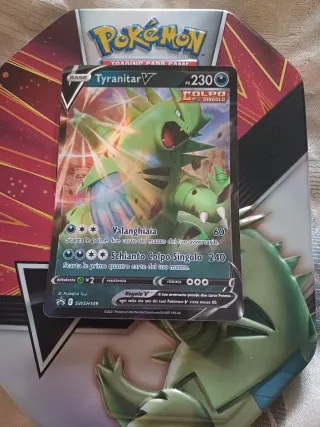 Carta Pokémon Tyranitar nuova