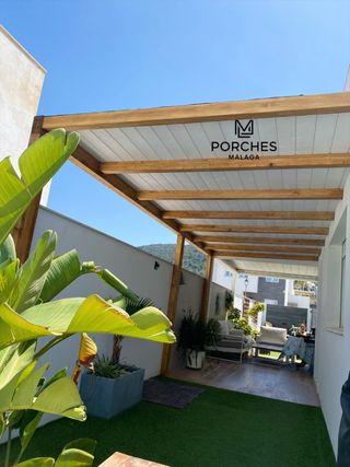 Oferta porche de madera 1000 sin techo