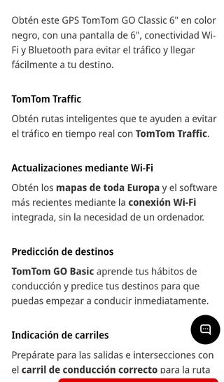 GPS TOMTOM Go Classic 6''