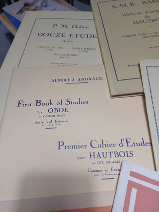 Libros de oboe