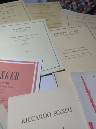 Libros de oboe