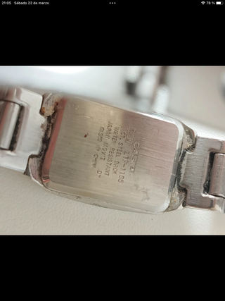 Reloj Casio vintage como se ve en fotos