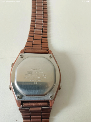 Reloj Casio antiguo cambiar pila a