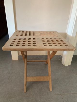 Mesa madera teca terraza