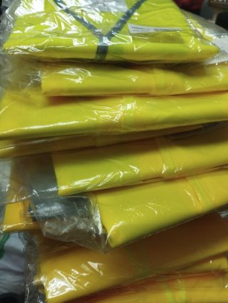 Lote chalecos reflectantes varias tallas