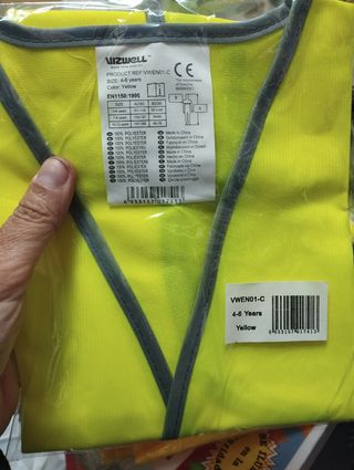 Lote chalecos reflectantes varias tallas