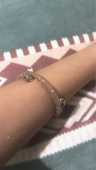 Pulsera SWAROVSKI Crystaldust rosa