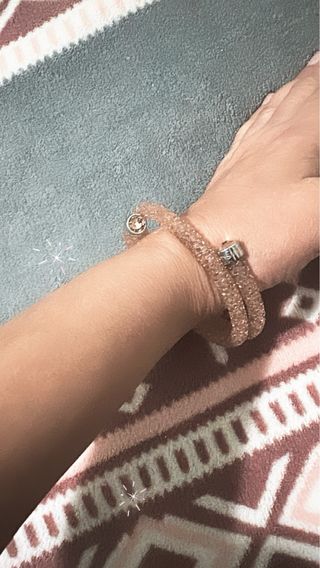 Pulsera SWAROVSKI Crystaldust rosa