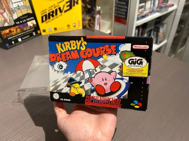 Kirby’s Dream course super Nintendo snes