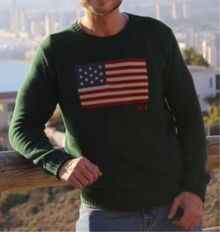 Sueter ralph lauren  bandera americana original