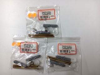 3 juegos 2 uds. tornillos fijación wc 75 mm. Alfa