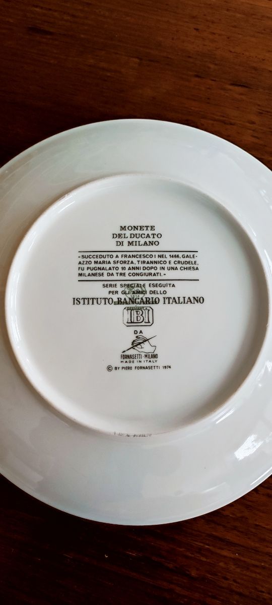 Fornasetti piatto decorativo 1974