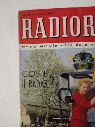 Rivista elettronica RADIORAMA radio 1957