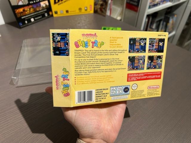 Kirby’s Ghost trap super nintendo snes