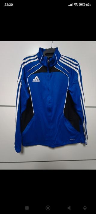 Sudadera azul con cremallera Adidas
