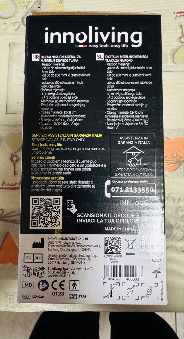 Misuratore di pressione da braccio