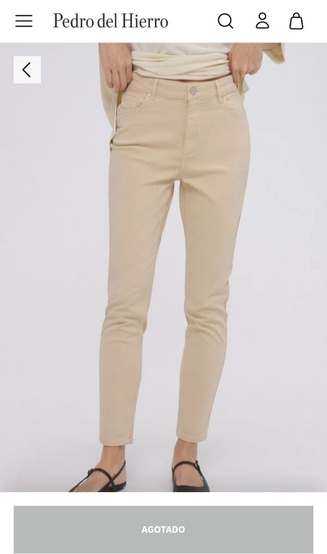 Jeans push up beige PdH talla 38 NUEVOS