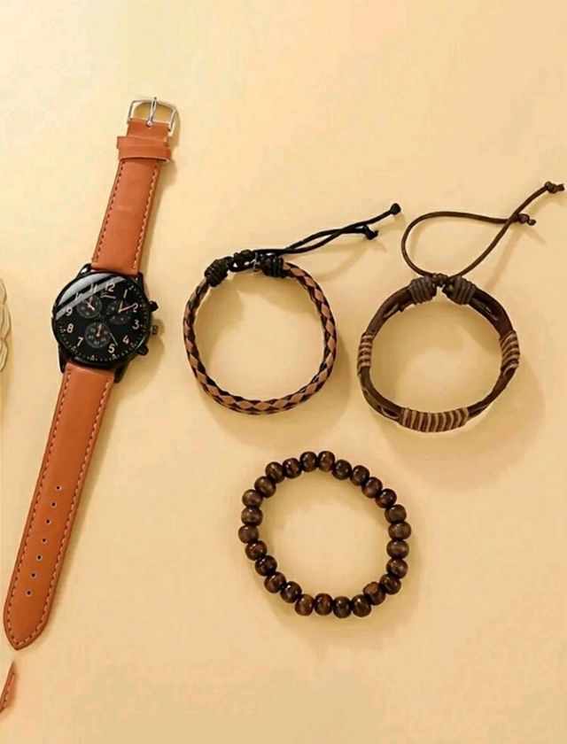 1 reloj de hombre con calendario, estilo casual de