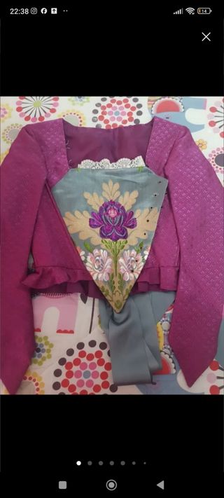 Corpiño fallera niña 