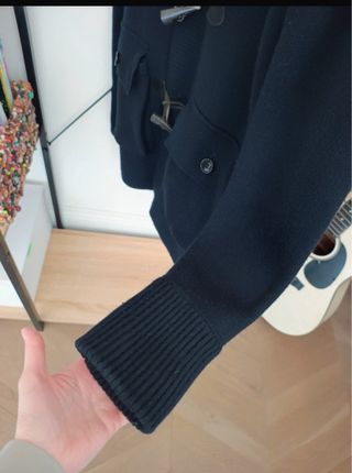Trenca Burberry lana merino azul 