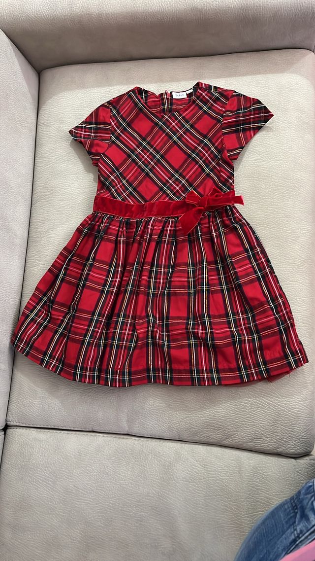 Vestito bambina scozzese