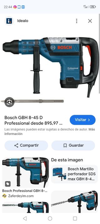 Taladro percutor Bosch GBH 8-45D