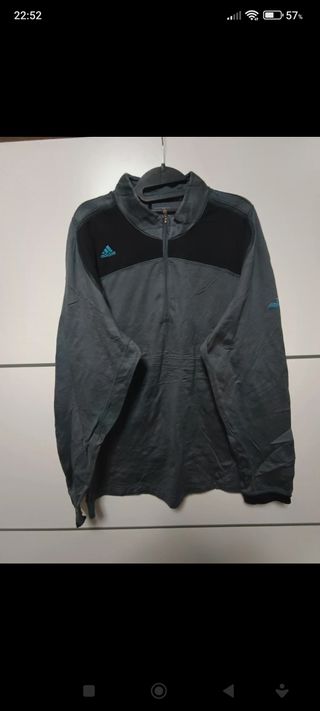 Sudadera gris Adidas Climawarm