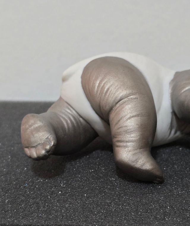 LLADRÓ,FIGURA OSO"PANDA ALEGRÉ" PORCELANA