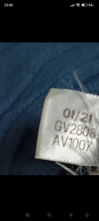 Sudadera azul original Adidas 