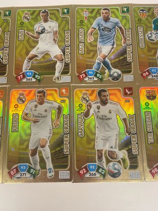 Lote 11 cromos Adrenalyn SUPER CRACKS 