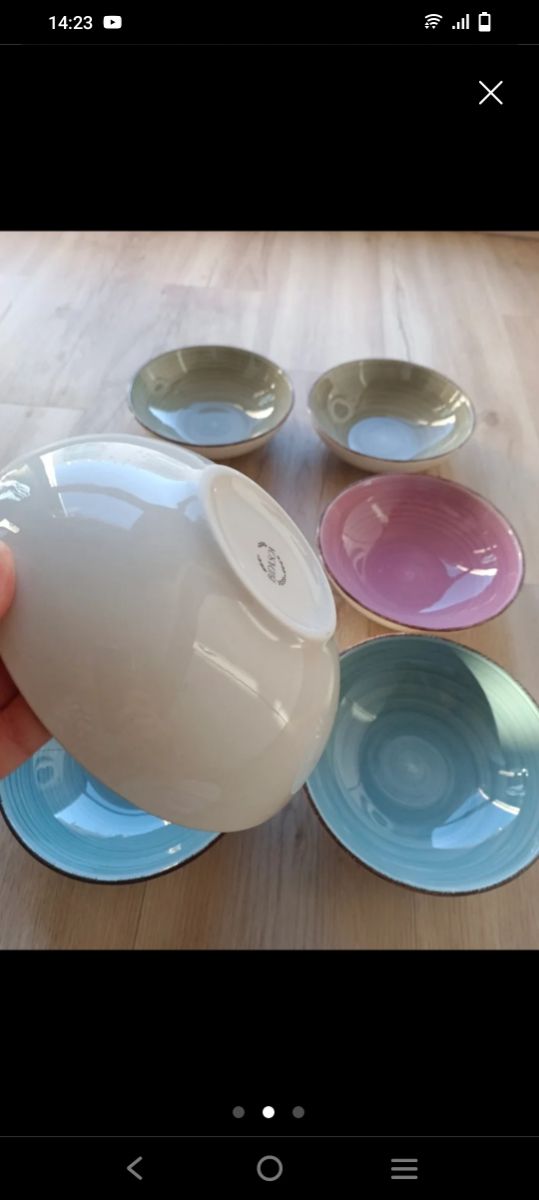 ✨6 platos hondos bidasoa 