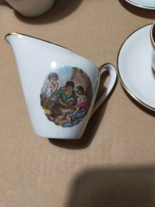 Juego café dorado