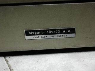 Máquina de escribir olivetti