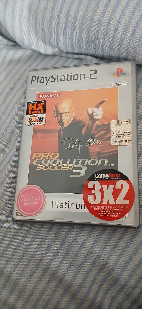Gioco ps2 pro evolution soccer 3