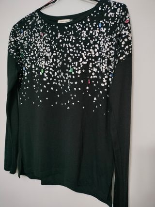 Camiseta fantasía negra talla S