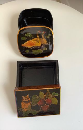 joyeros pequeños en laca china