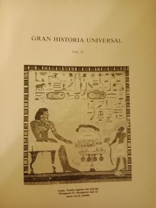 Gran Historia Universal Vol IV Egipto Y Los Grande
