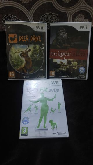 LOTE DE 3 JUEGOS PARA LA WII