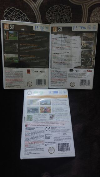 LOTE DE 3 JUEGOS PARA LA WII