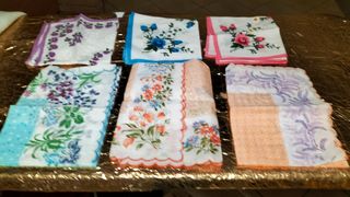 Set fazzoletti naso vintage donna