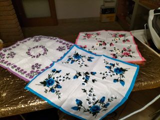 Set fazzoletti naso vintage donna