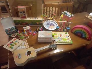 Juegos de madera Montessori