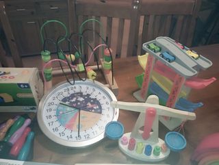 Juegos de madera Montessori