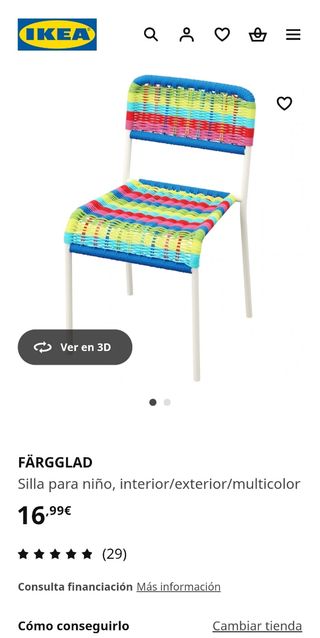 Sillas infantiles Ikea
