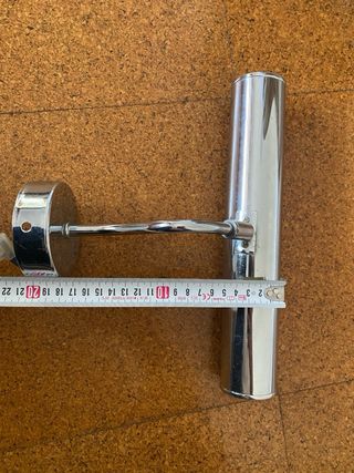 Candeeiro em inox de parede