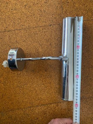 Candeeiro em inox de parede