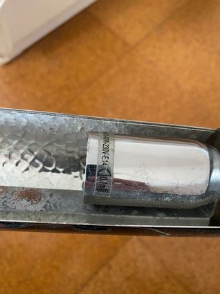 Candeeiro em inox de parede