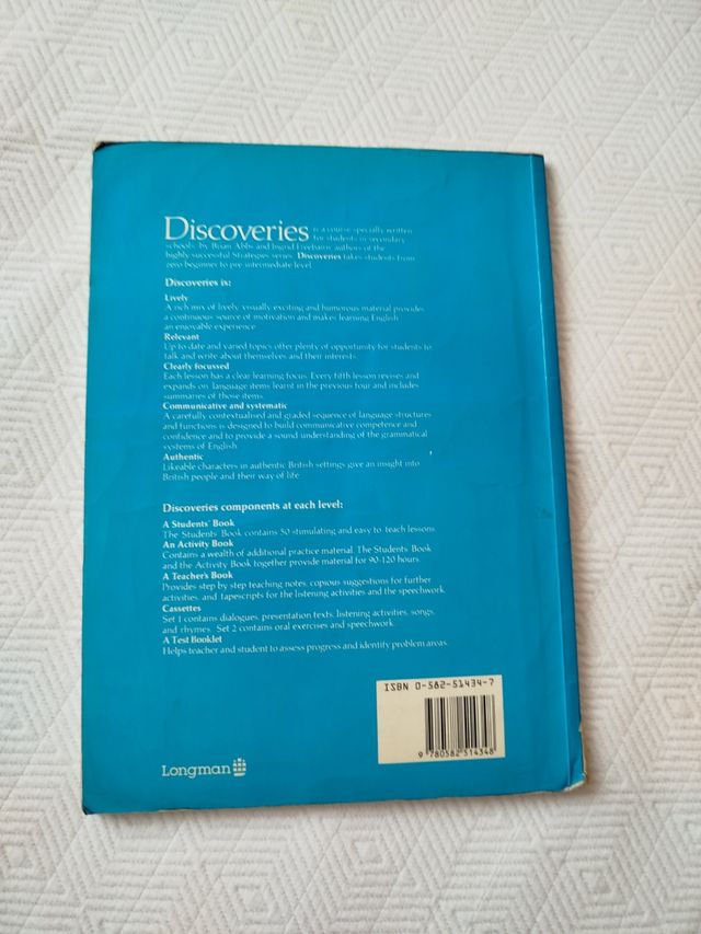 Libro inglés Discoveries Longman