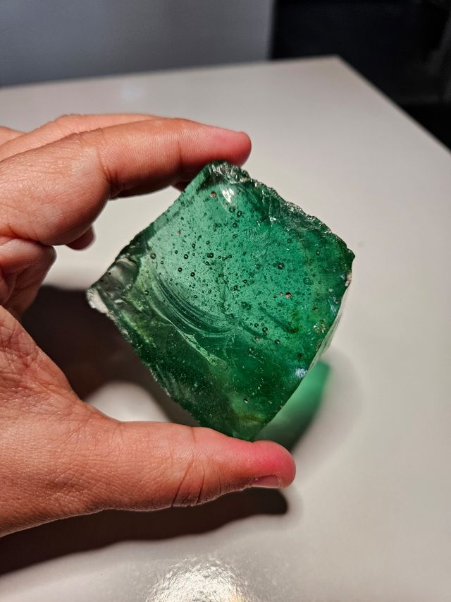 Cristal de Andara verde esmeralda